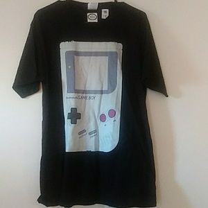 Men's Large Nintendo Gameboy Shirt Black NWT